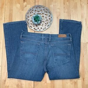 Lucky Brand Sundown Straight cuffed Crop jeans